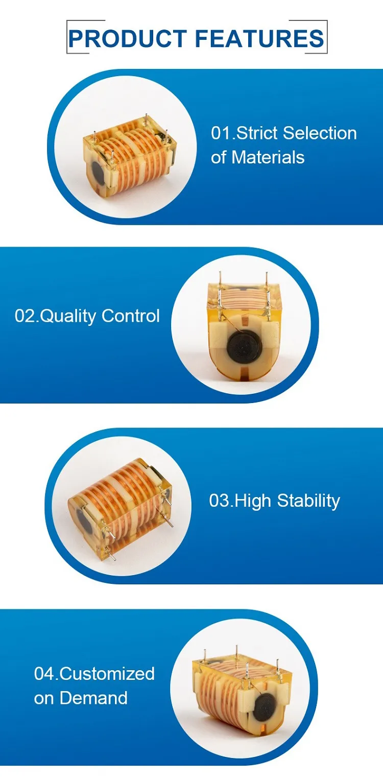8 slot 4-pin Pulse Transformer high voltage package Booster coil-3