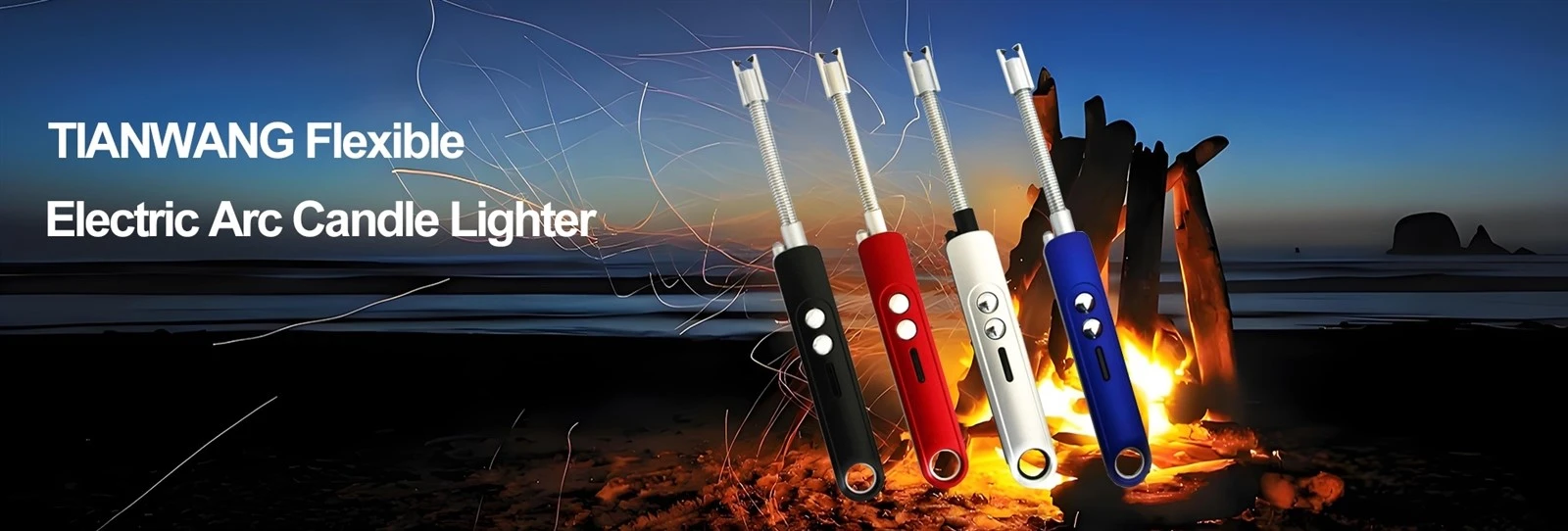 usb rechargeable electric arc candle lighter