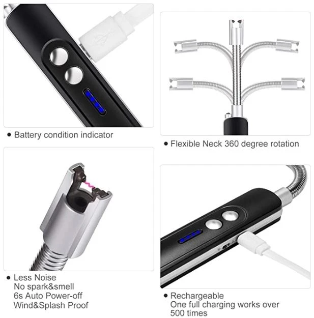 Flashlight Windproof Electric Lighter